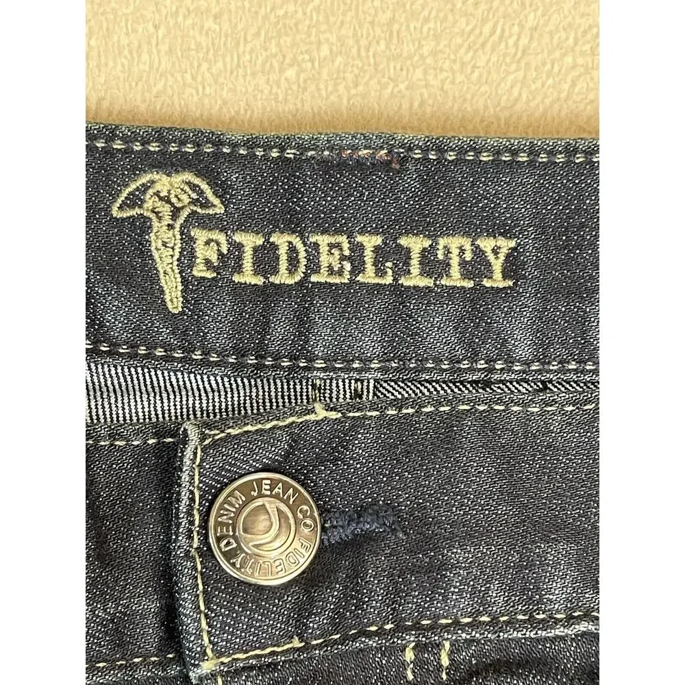 Fidelity Jeans Mens‎ 38 Blue 5011 Sabbath Rinse Straight Leg Mid Rise Denim